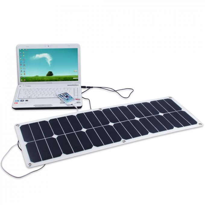 Elastyczne panele słoneczne 40W laminowane PET do ładowania laptopa 0